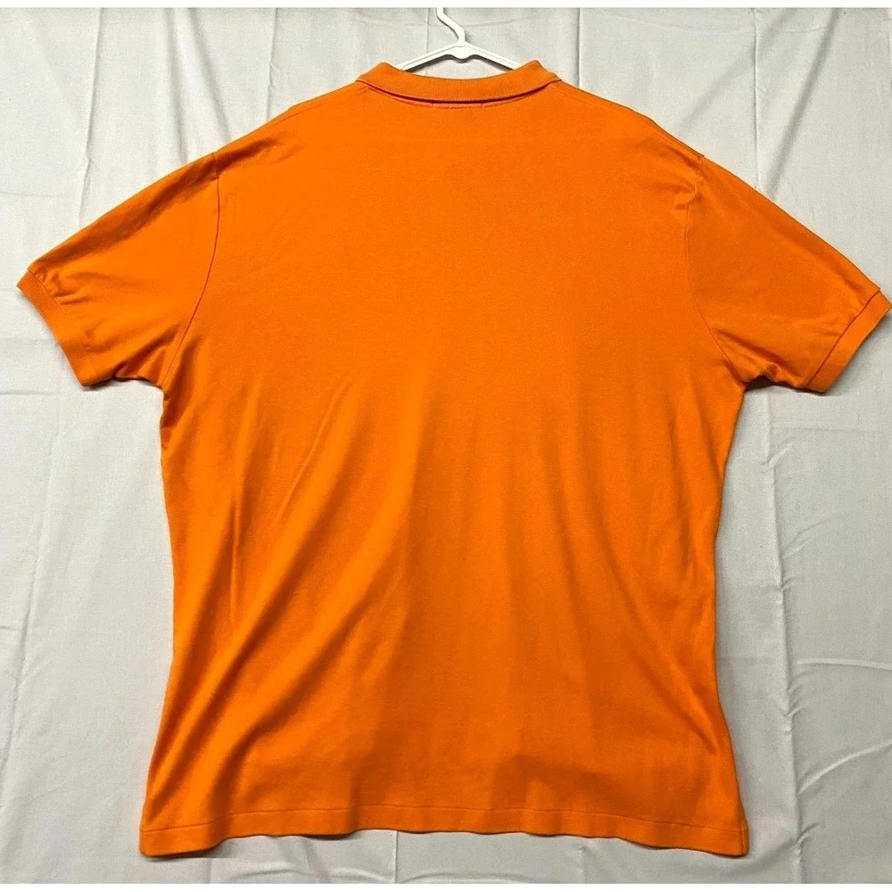 Polo Ralph Lauren Polo Shirt Mens XL Orange Pony Logo Sport Tennis Performance